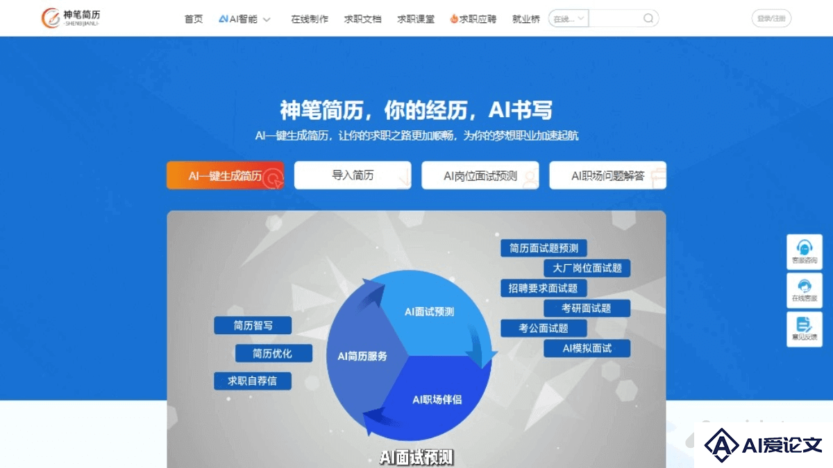 神笔简历
