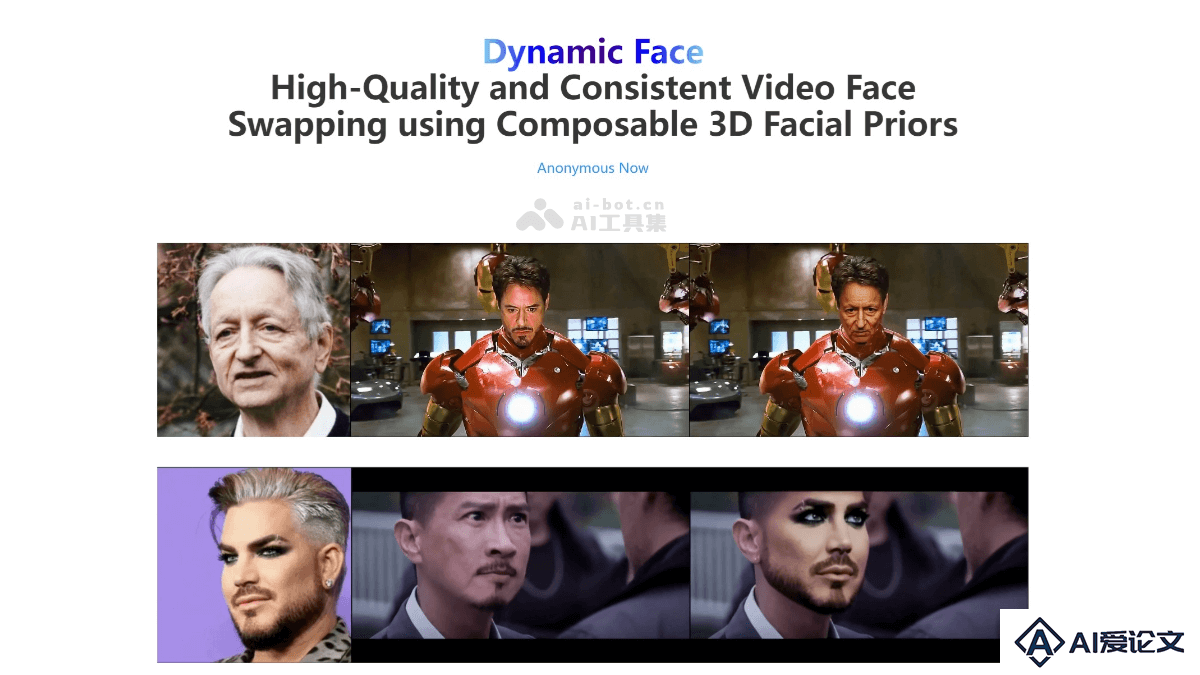 DynamicFace – 小红书联合上海交大等推出的视频换脸技术
