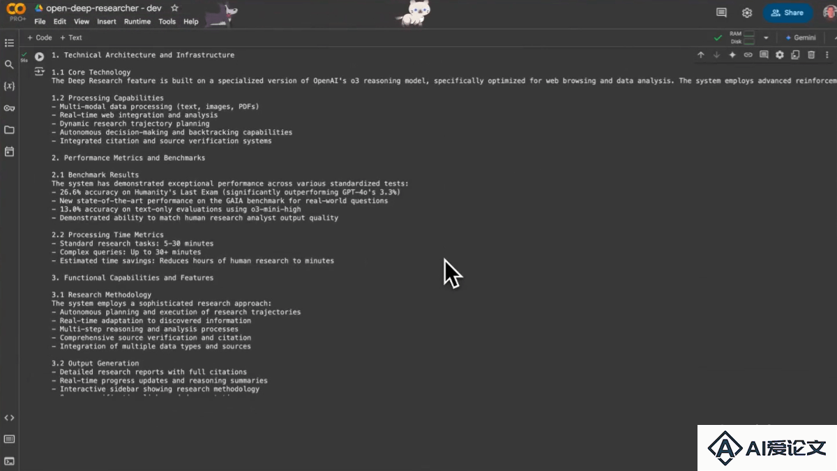OpenDeepResearcher – 开源 AI 研究工具，自动完成搜索、评估、提取和报告生成