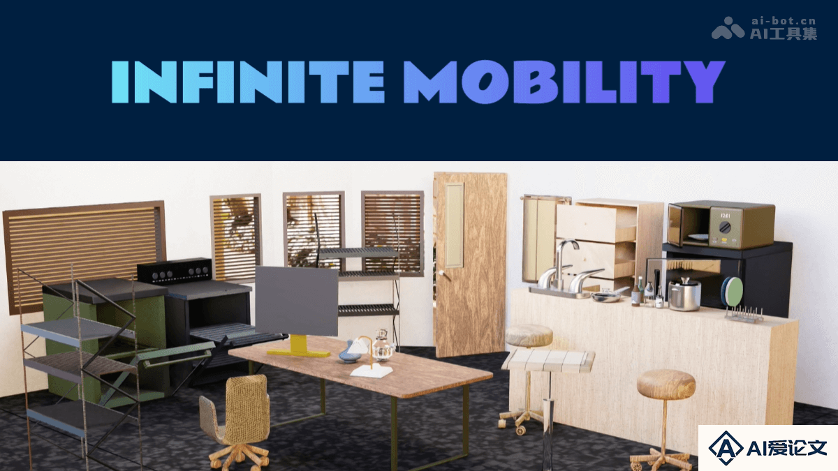 Infinite Mobility – 上海 AI Lab 推出的可交互物体生成模型