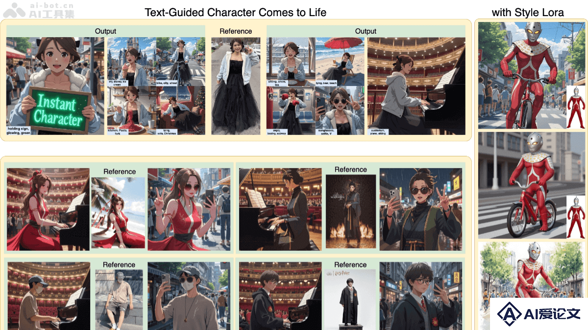 InstantCharacter – 腾讯混元开源的定制化图像生成插件