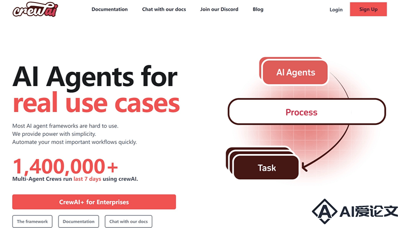 CrewAI – 构建多个 AI Agents 高效协作的开源平台