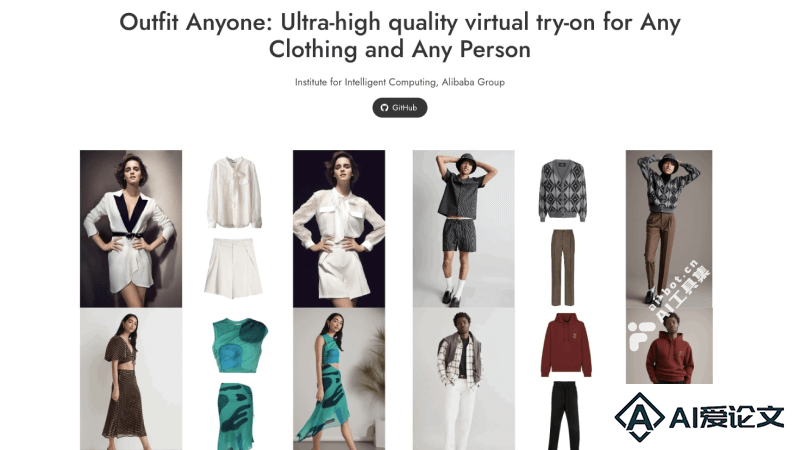 Outfit Anyone – 阿里开源的一键换衣虚拟试穿项目
