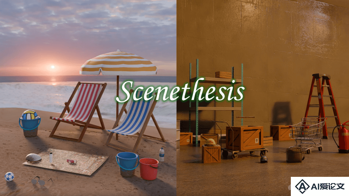 Scenethesis – 英伟达推出的交互式3D场景生成框架