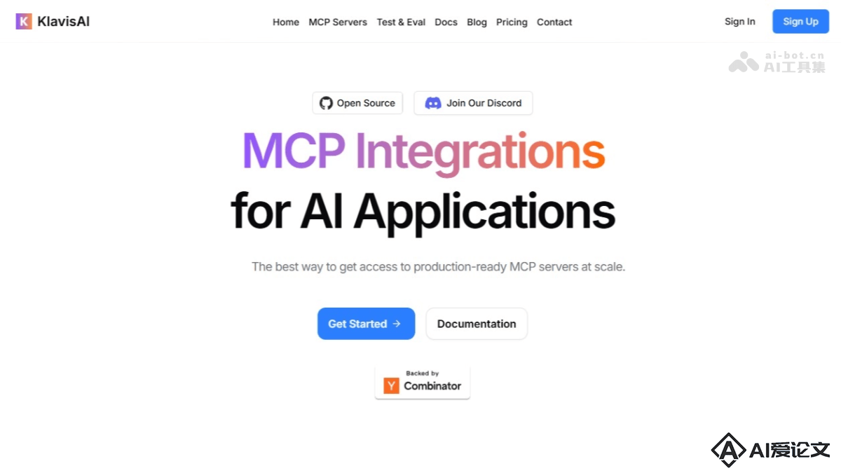 Klavis AI – 开源MCP集成平台，快速接入生产级MCP服务器